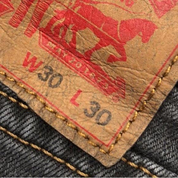 VINTAGE MENS LEVI 505 REGULAR FIT GRAYWASH JEANS 30x30 🇺🇸 - Picture 10 of 10